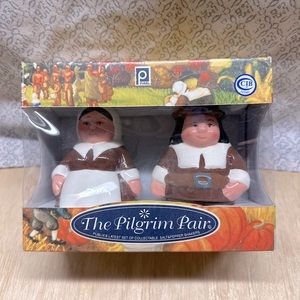 The Pilgrim Pair Publix salt & pepper shakers- preowned but in original box
